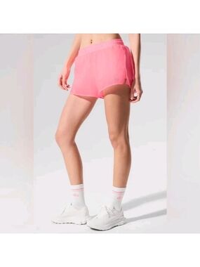 ALO Yoga Neon Pink Athletic Running Shorts